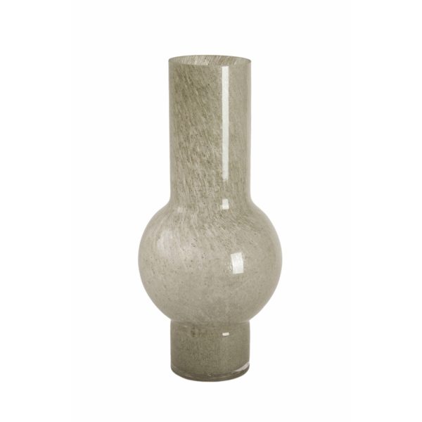 Light & Living Vaas Ø29x63,5 cm LAZARO glas grijs-groen
