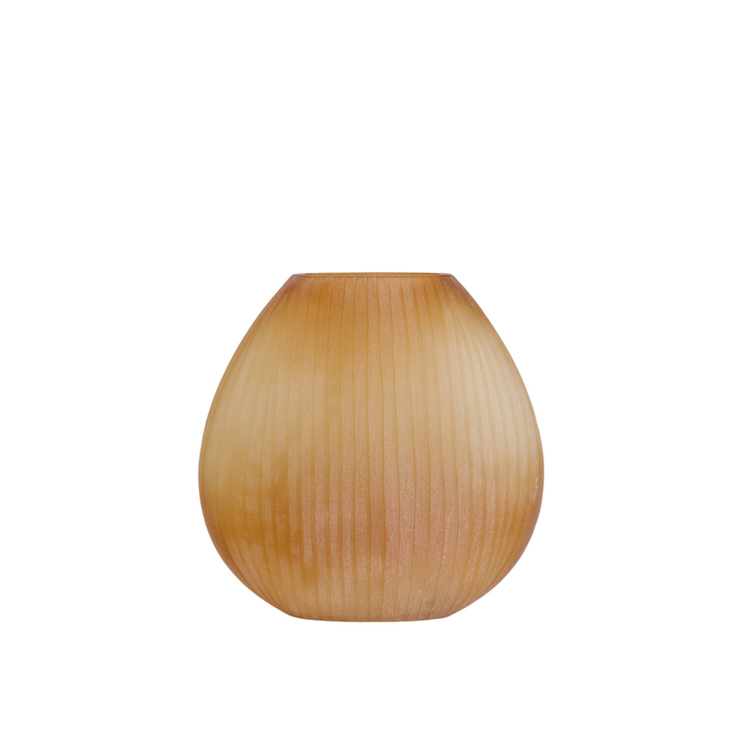 Light & Living Vaas 43x16x43 cm SANTINO glas mat amber
