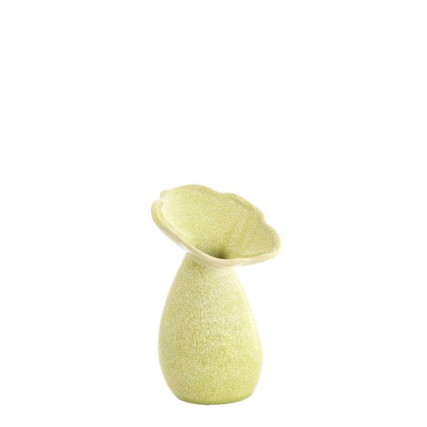 Light & Living Vaas deco Ø10,5x19,5 cm CULLA keramiek licht groen