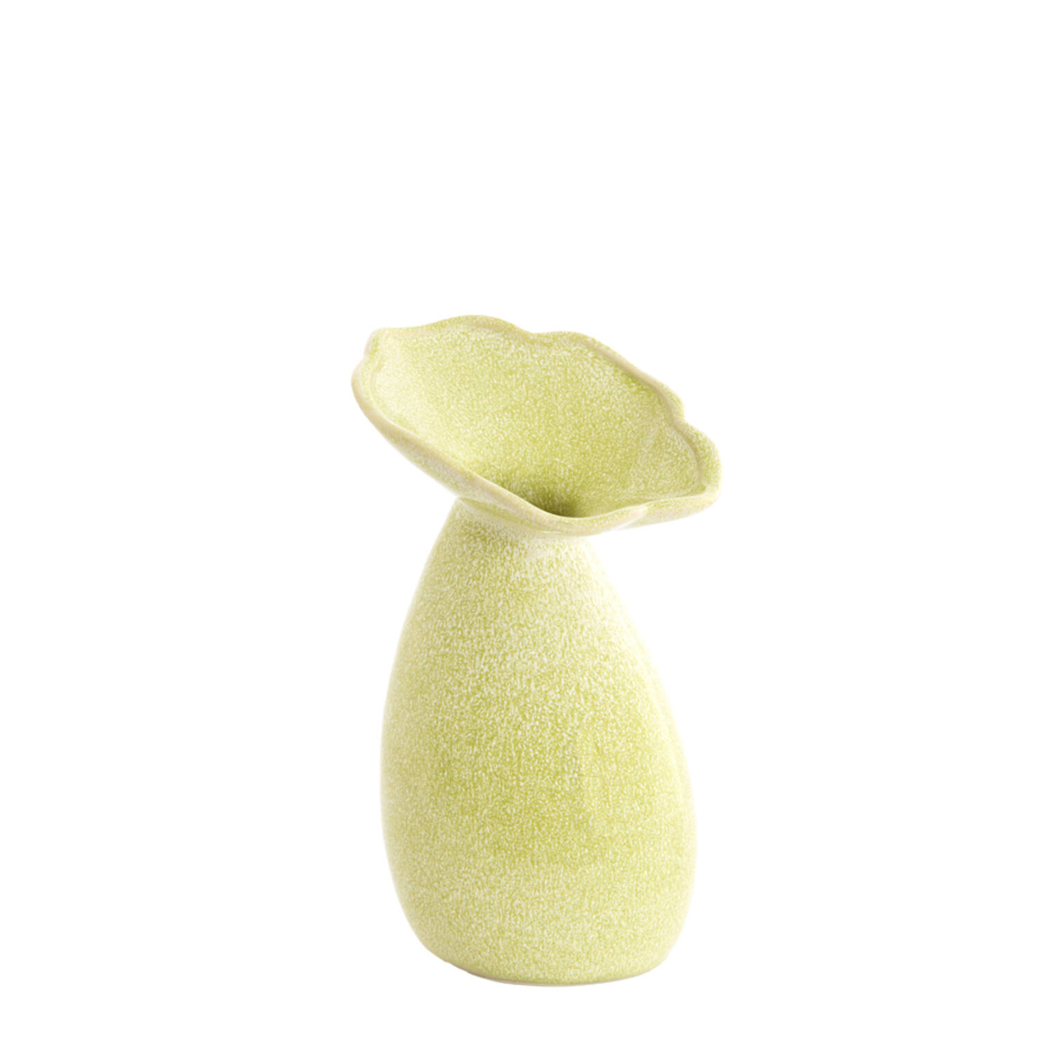 Light & Living Vaas deco Ø14x24 cm CULLA keramiek licht groen