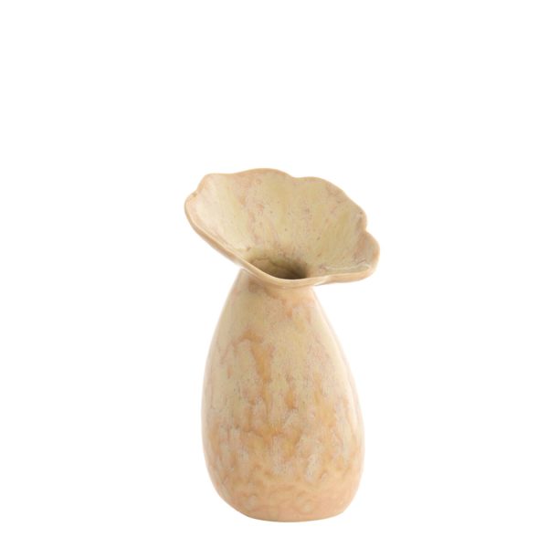 Light & Living Vaas deco Ø14x24 cm CULLA keramiek licht perzik