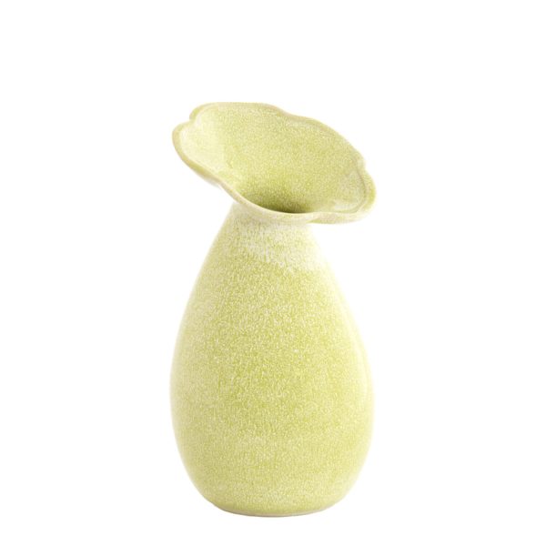 Light & Living Vaas deco Ø15,5x29 cm CULLA keramiek licht groen
