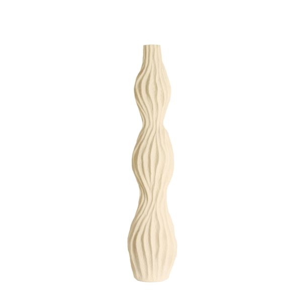 Light & Living Vaas deco 19,5x19x93,5 cm VANIA keramiek crème