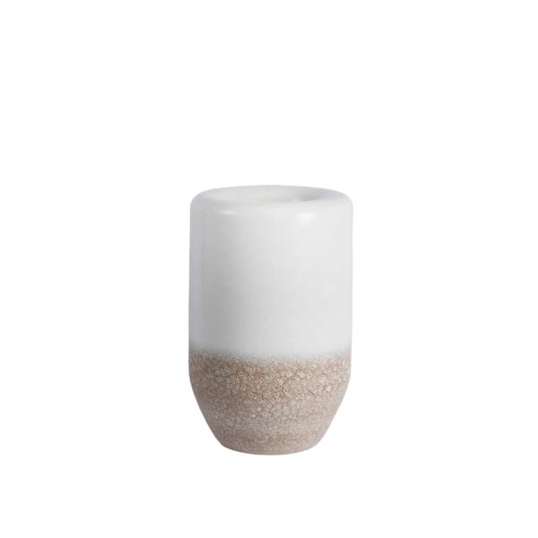 Light & Living Vaas deco Ø32x50 cm ISAURA keramiek crème+bruin