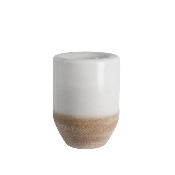 Light & Living Vaas deco Ø47,5x65 cm ISAURA keramiek crème+bruin