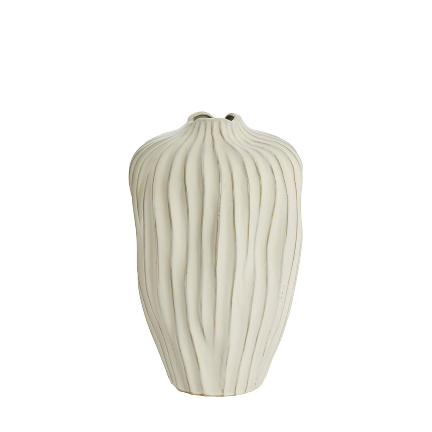 Light & Living Vaas deco Ø26x40 cm VECHHIA keramiek crème