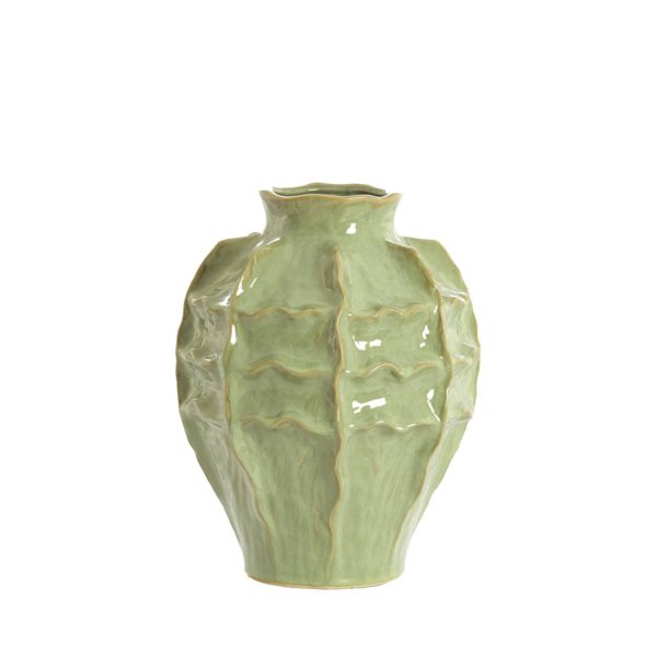 Light & Living Vaas deco Ø26x35 cm LOSETO keramiek groen
