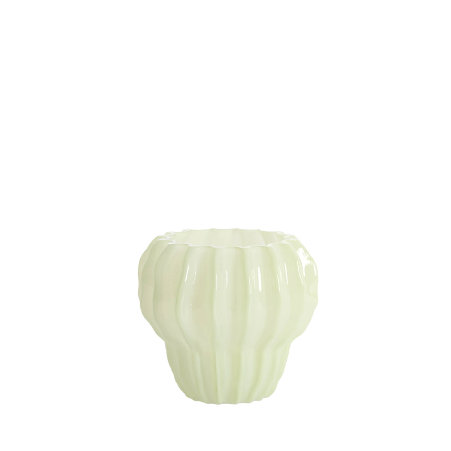 Light & Living Vaas Ø17,5x16 cm RODENGO glas mint groen