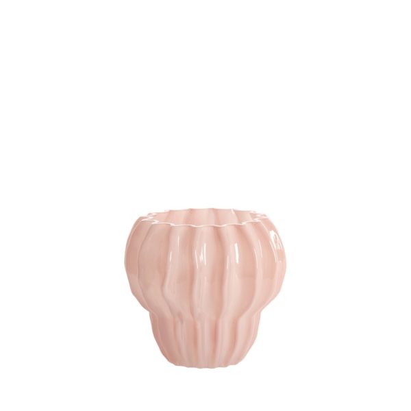 Light & Living Vaas Ø17,5x16 cm RODENGO glas roze