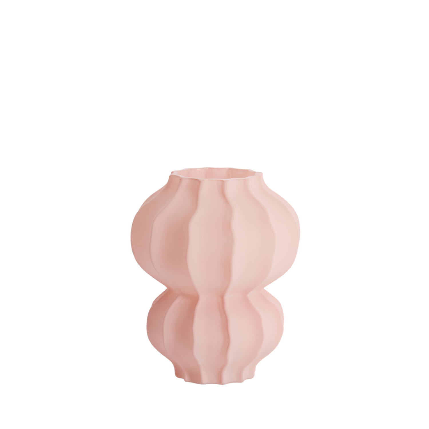 Light & Living Vaas Ø16x18,5 cm MARANZA glas mat roze