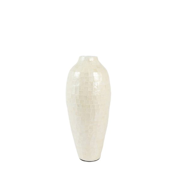 Light & Living Vaas deco Ø22x50 cm TUDELA crème