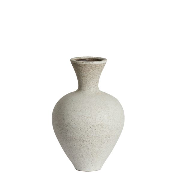 Light & Living Vaas deco Ø25x38,5 cm SULMONA keramiek mat crème