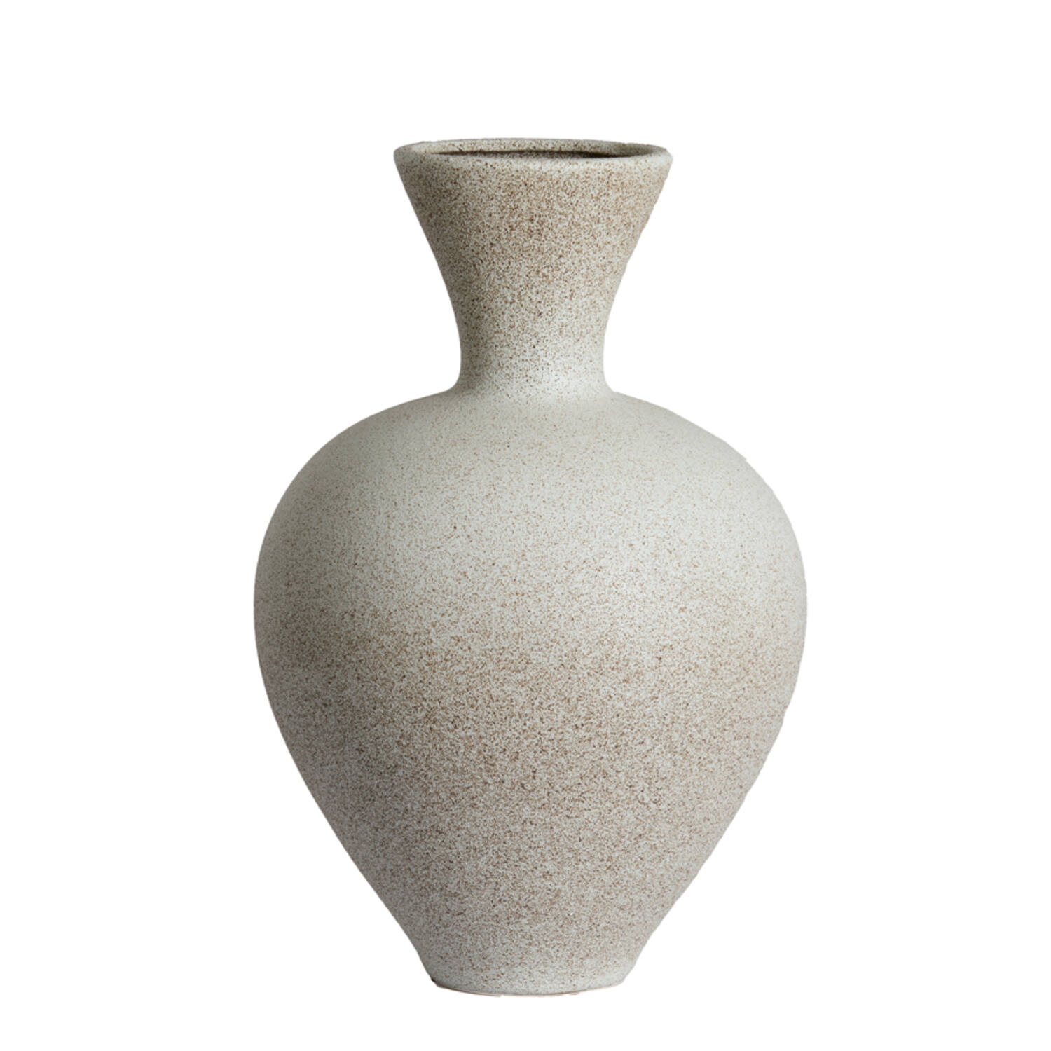 Light & Living Vaas deco Ø31,5x48,5 cm SULMONA keramiek mat crème