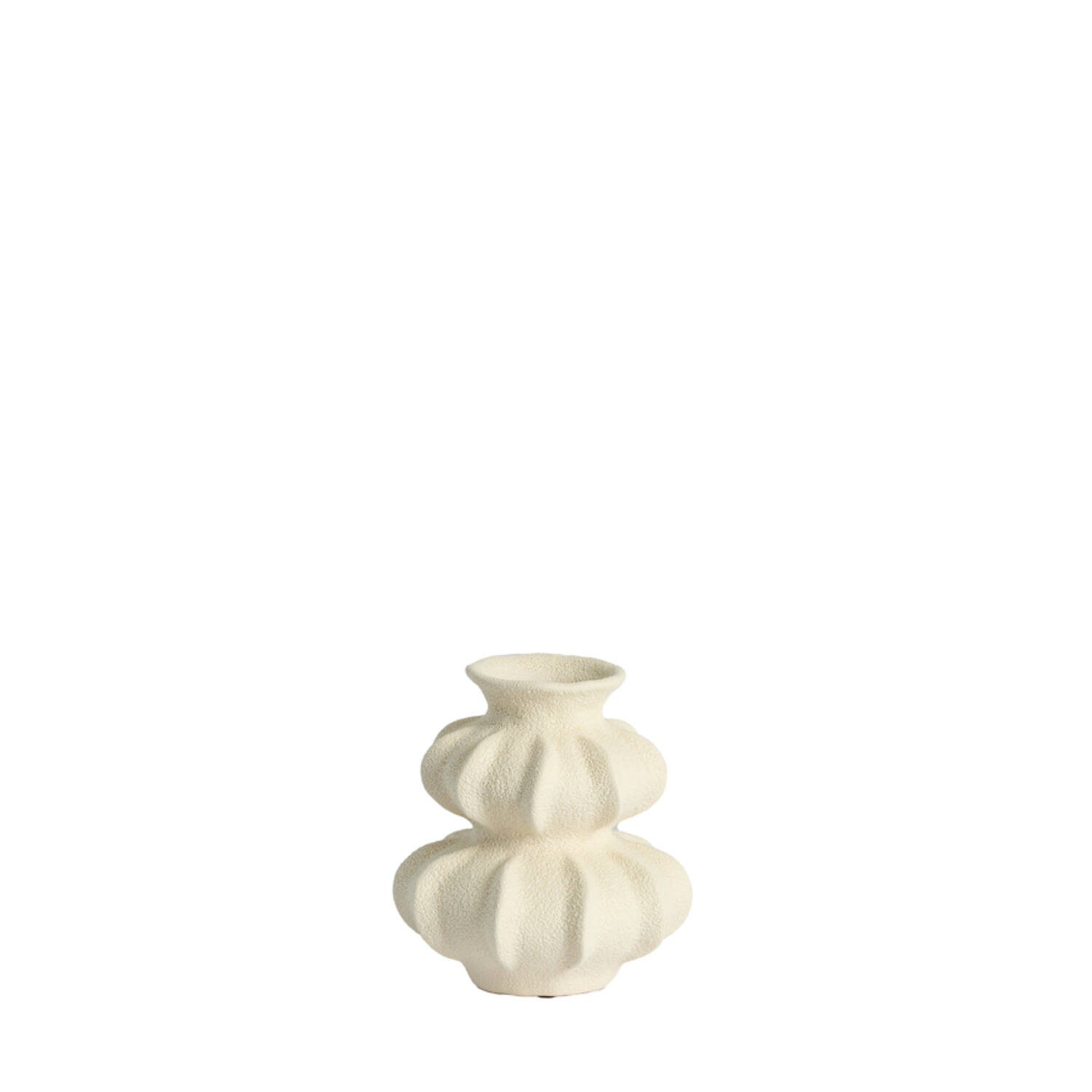 Light & Living Vaas deco Ø17x18,5 cm SPOTORNO keramiek mat crème