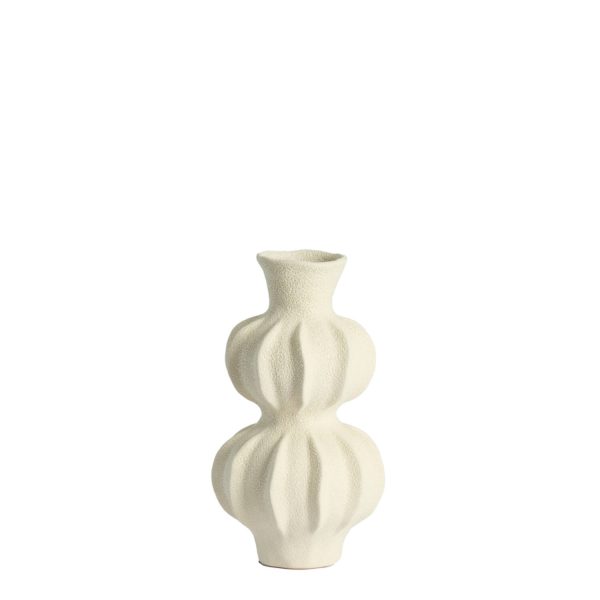 Light & Living Vaas deco Ø18x33 cm SPOTORNO keramiek mat crème