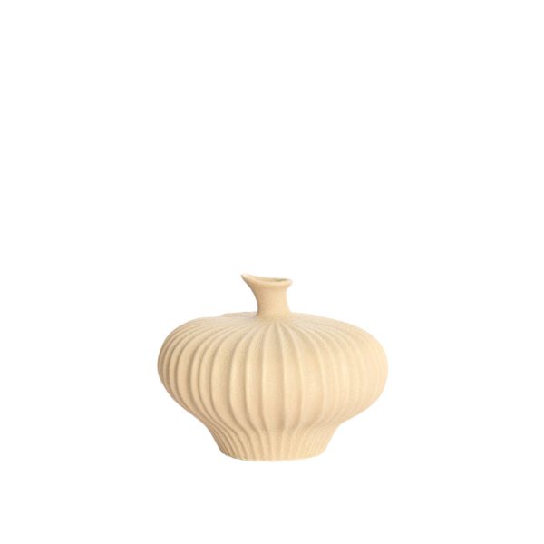 Light & Living Vaas deco 23x22,5x18 cm NEVANO mat perzik