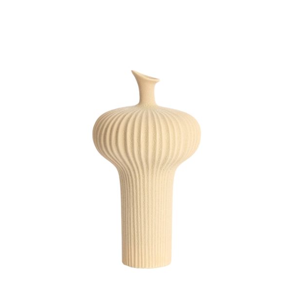 Light & Living Vaas deco Ø23,5x42,5 cm NEVANO mat perzik