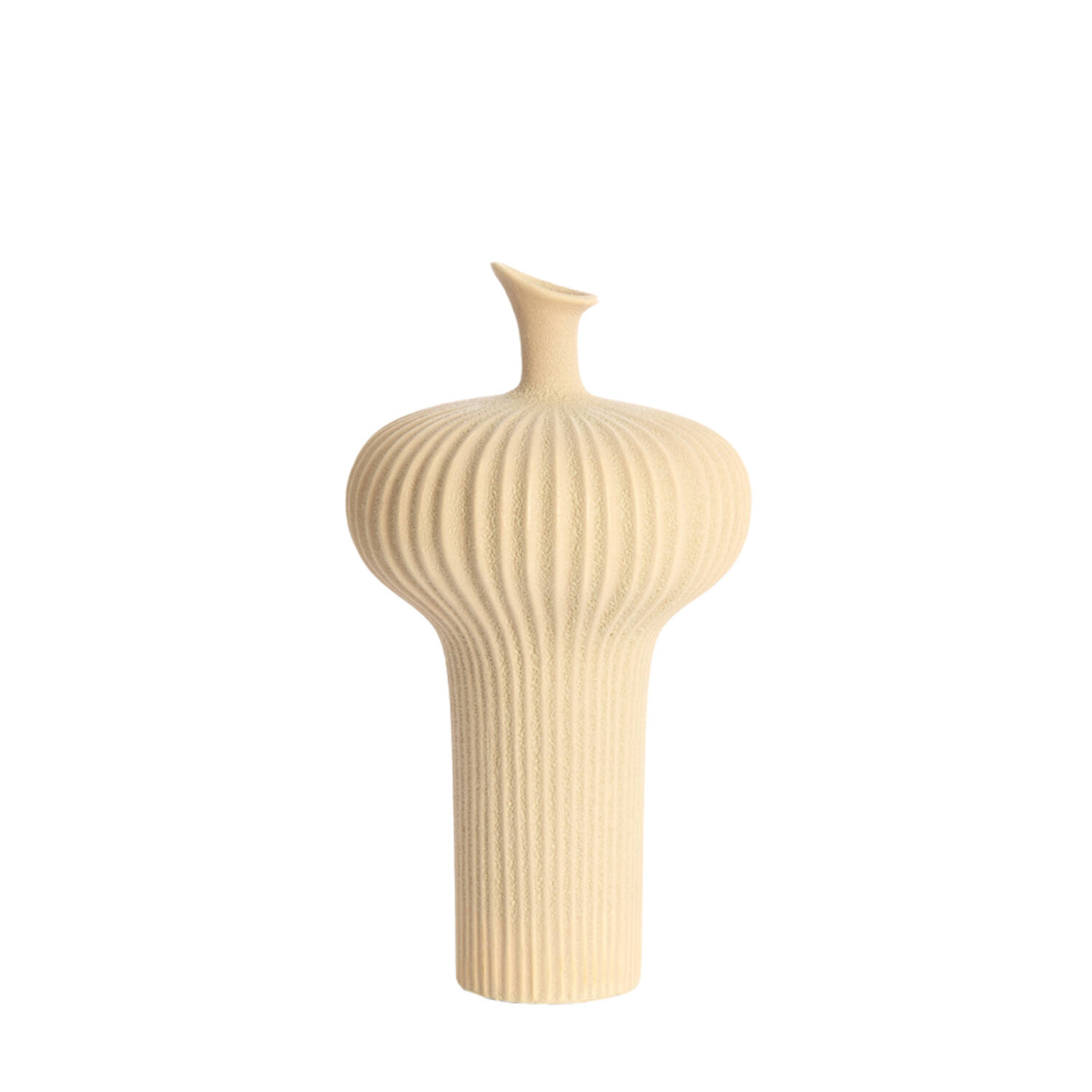 Light & Living Vaas deco Ø23,5x42,5 cm NEVANO mat perzik
