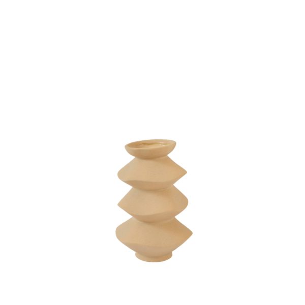 Light & Living Vaas deco Ø19,5x29 cm LOXLEY keramiek mat zand