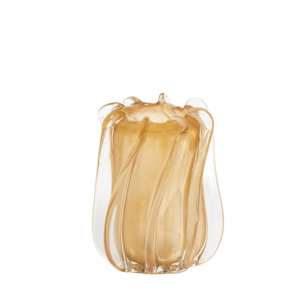 Light & Living Vaas Ø18,5x23 cm MIROLA glas melk beige