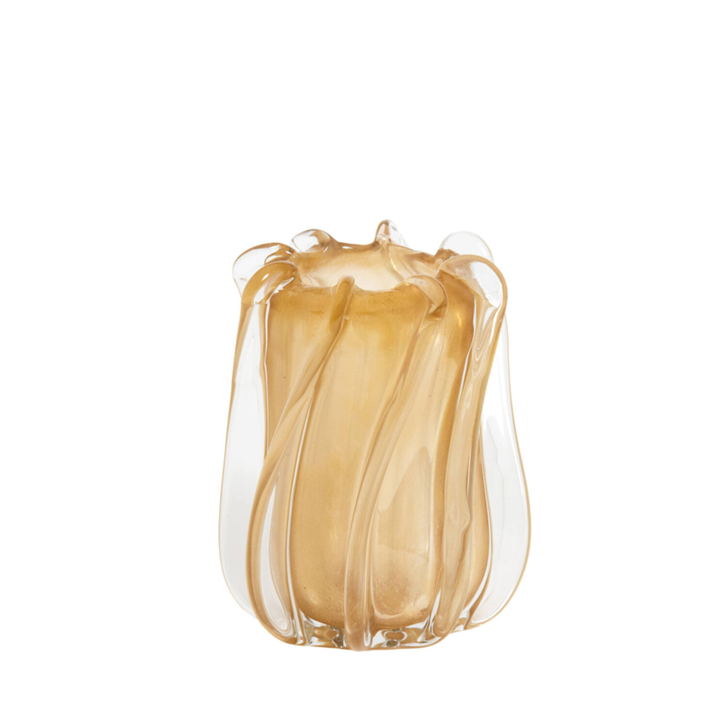 Light & Living Vaas Ø18,5x23 cm MIROLA glas melk beige