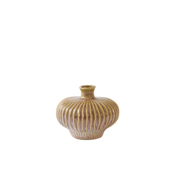 Light & Living Vaas deco 20x17,5x16,5 cm IMADA keramiek terra