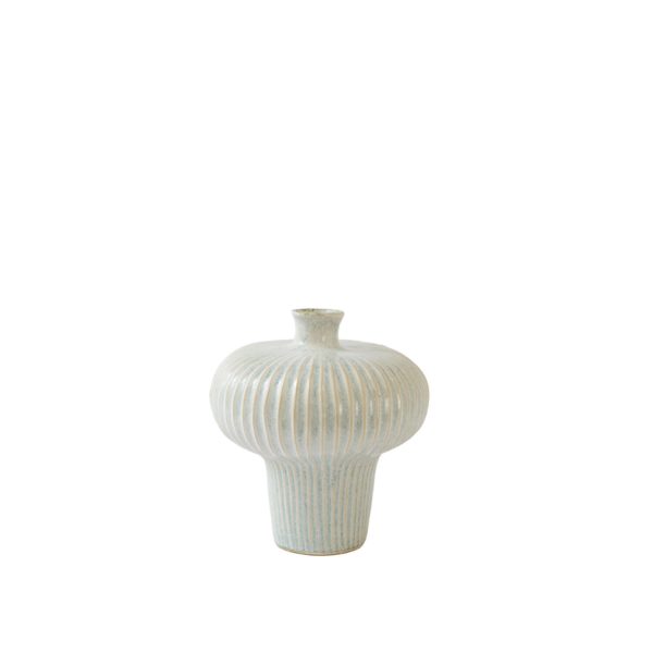 Light & Living Vaas deco Ø24x27 cm IMADA keramiek licht blauw-crème