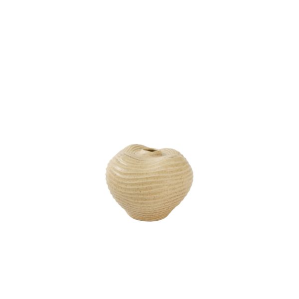 Light & Living Vaas deco Ø20x15,5 cm ERQUITO keramiek zand
