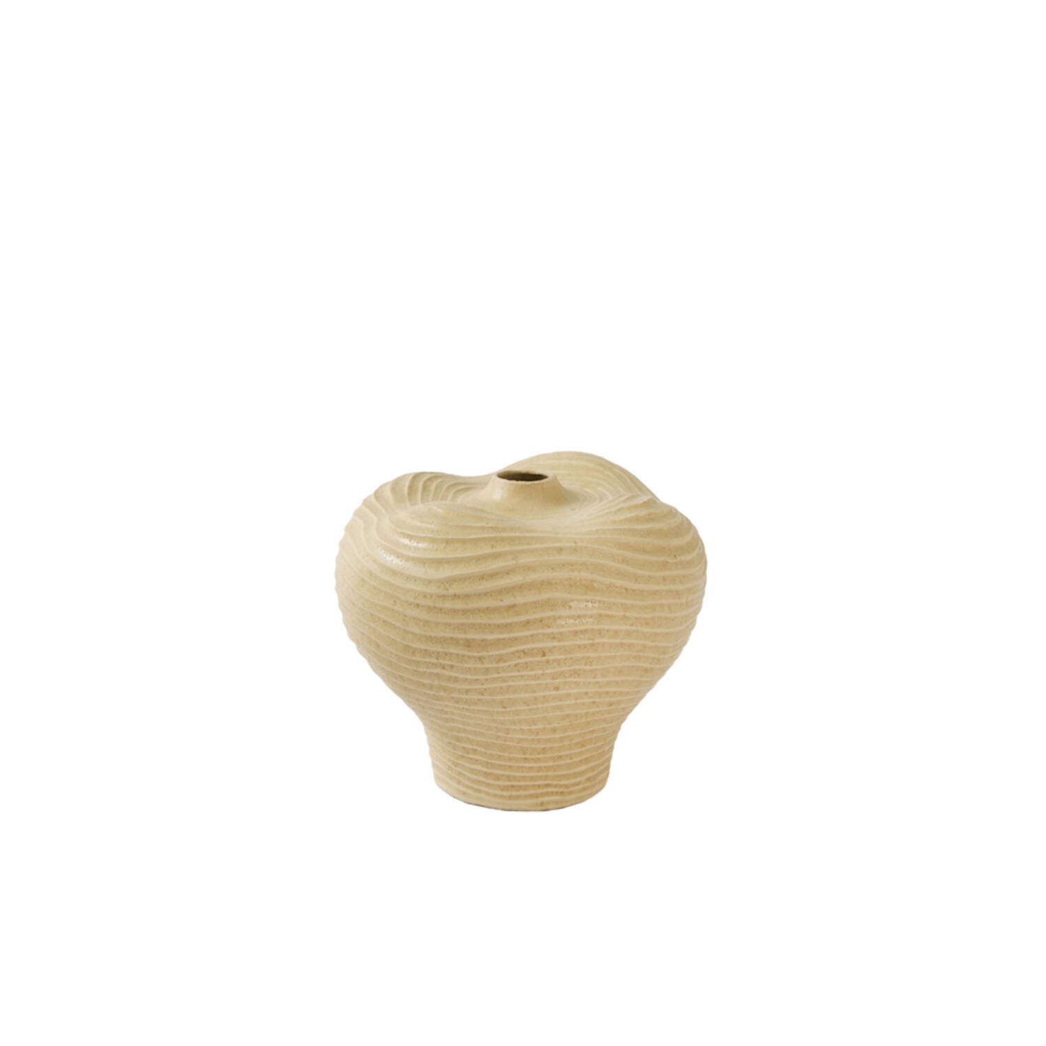 Light & Living Vaas deco Ø24,5x21 cm ERQUITO keramiek zand