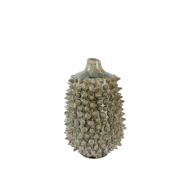 Light & Living Vaas deco Ø22,5x35,5 cm PIATRA keramiek taupe+grijs-blauw