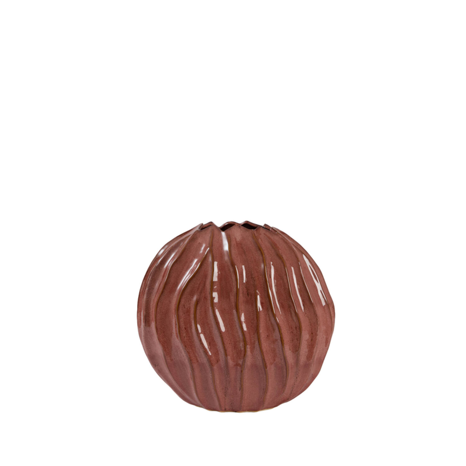 Light & Living Vaas deco 41x20x42 cm PODURI keramiek donker roze