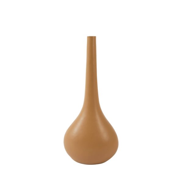 Light & Living Vaas deco 24,5x16,5x55 cm LINETA karamel-zand