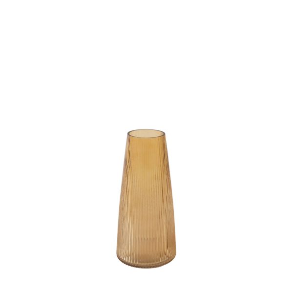 Light & Living Vaas Ø15x29,5 cm FARENZO glas amber