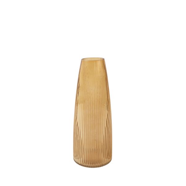 Light & Living Vaas Ø15x39,5 cm FARENZO glas amber