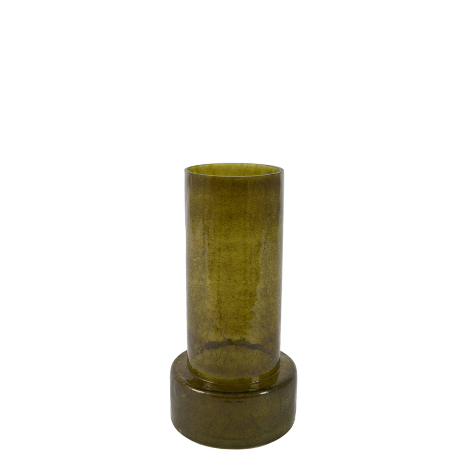 Light & Living Vaas Ø17,5x35 cm BORANDO glas donker groen