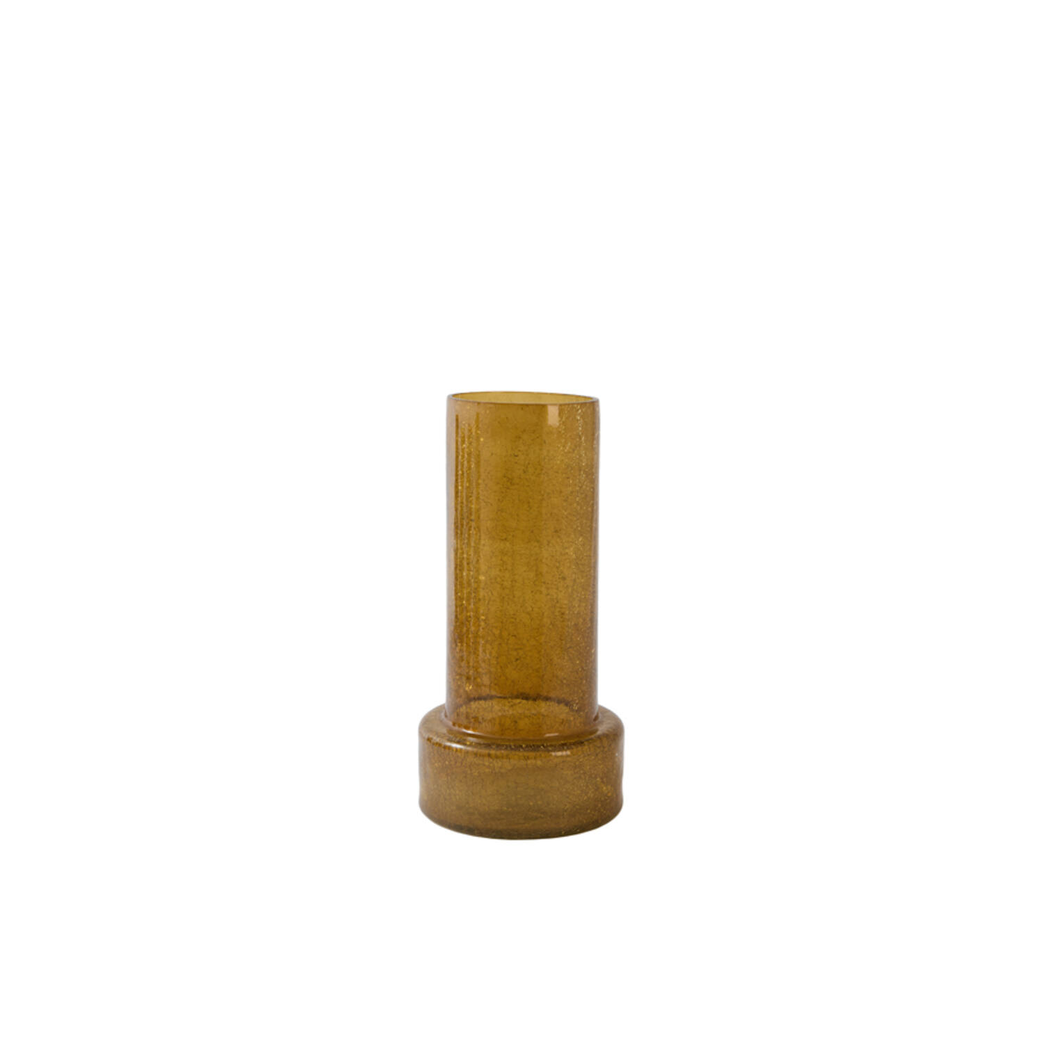 Light & Living Vaas Ø17,5x35 cm BORANDO glas amber
