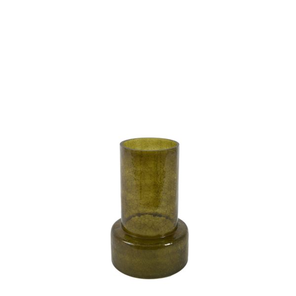 Light & Living Vaas Ø17,5x27,5 cm BORANDO glas donker groen