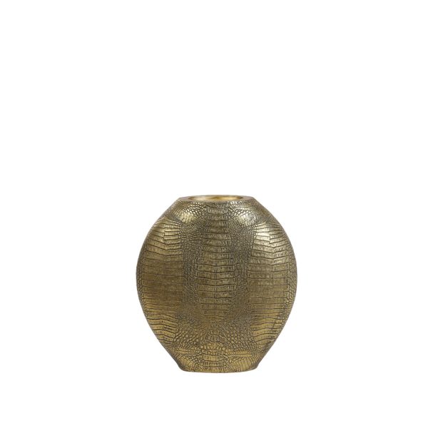 Light & Living Vaas deco 29,5x8x31,5 cm SKELD antiek brons