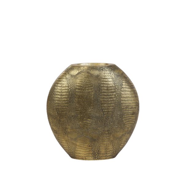 Light & Living Vaas deco 39x11x40 cm SKELD antiek brons