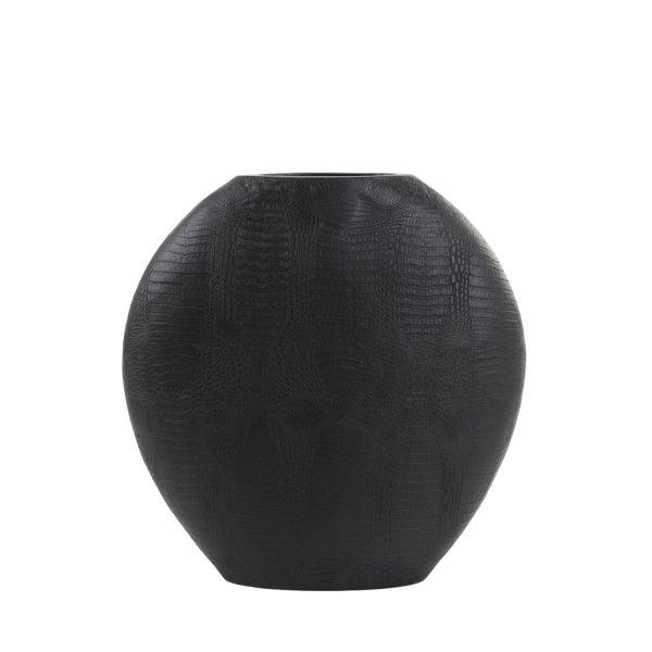 Light & Living Vaas deco 50x15x50 cm SKELD zwart
