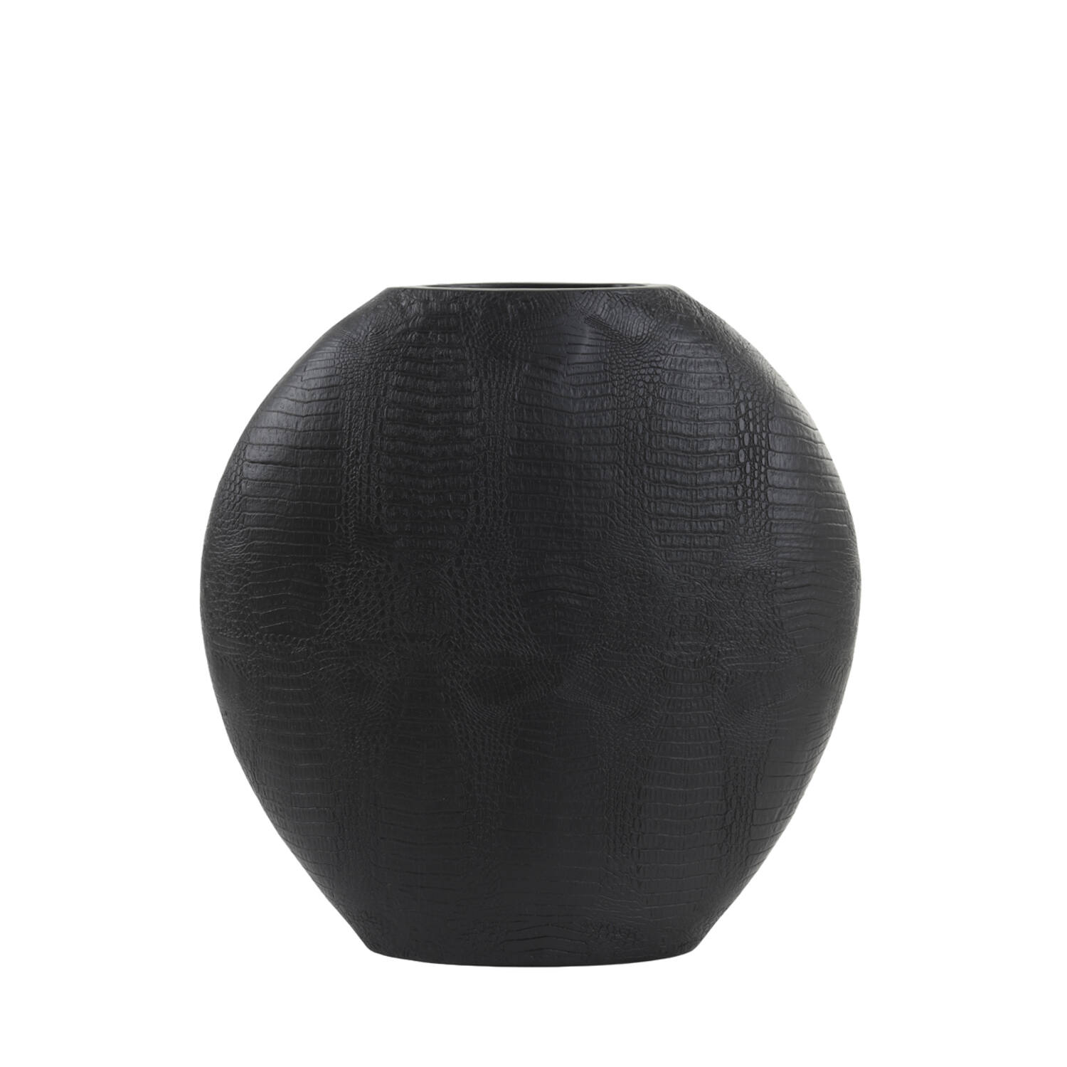 Light & Living Vaas deco 50x15x50 cm SKELD zwart