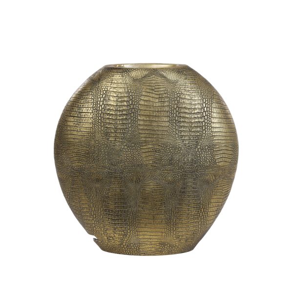 Light & Living Vaas deco 50x15x50 cm SKELD antiek brons