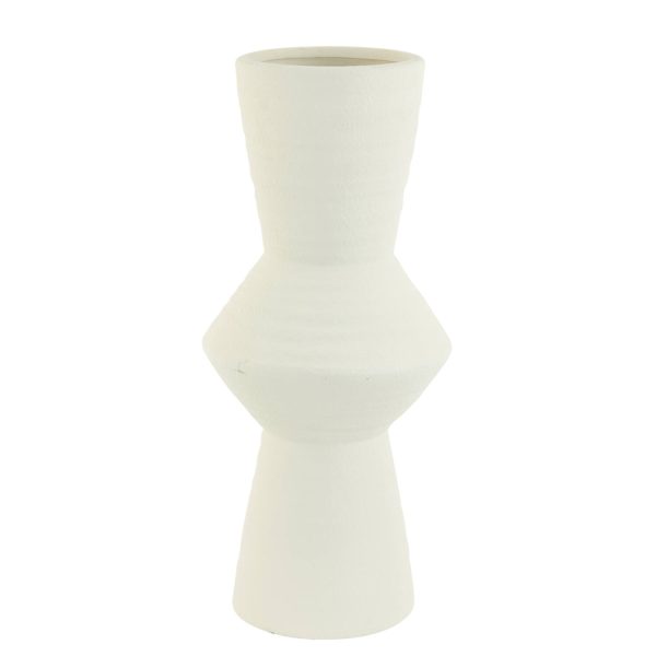 Light & Living Vaas deco Ø22,5x50,5 cm AYLA keramiek crème