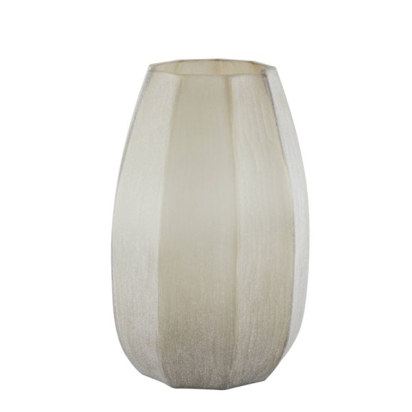 Light & Living Vaas Ø23x38 cm BRADLEY glas licht bruin
