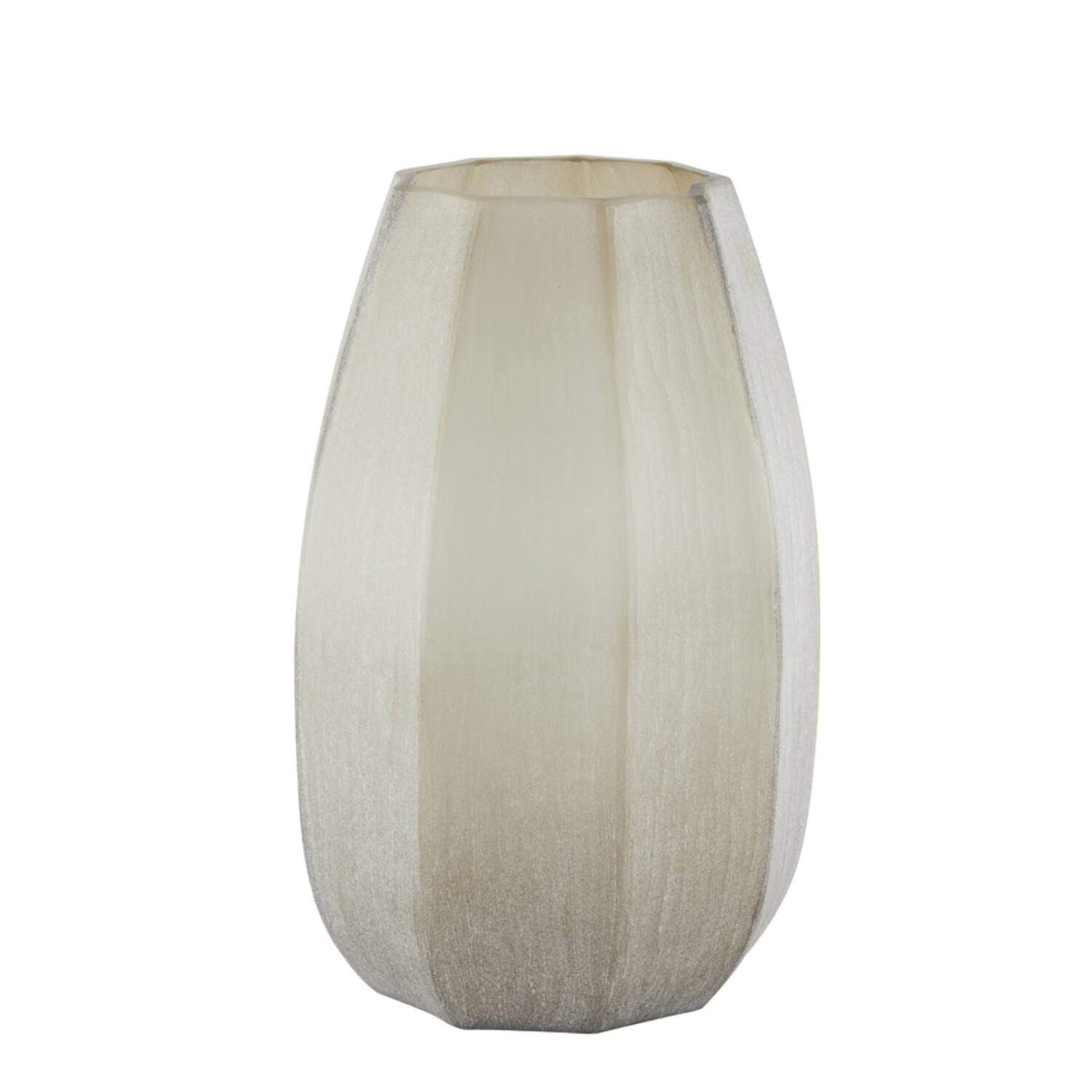 Light & Living Vaas Ø23x38 cm BRADLEY glas licht bruin