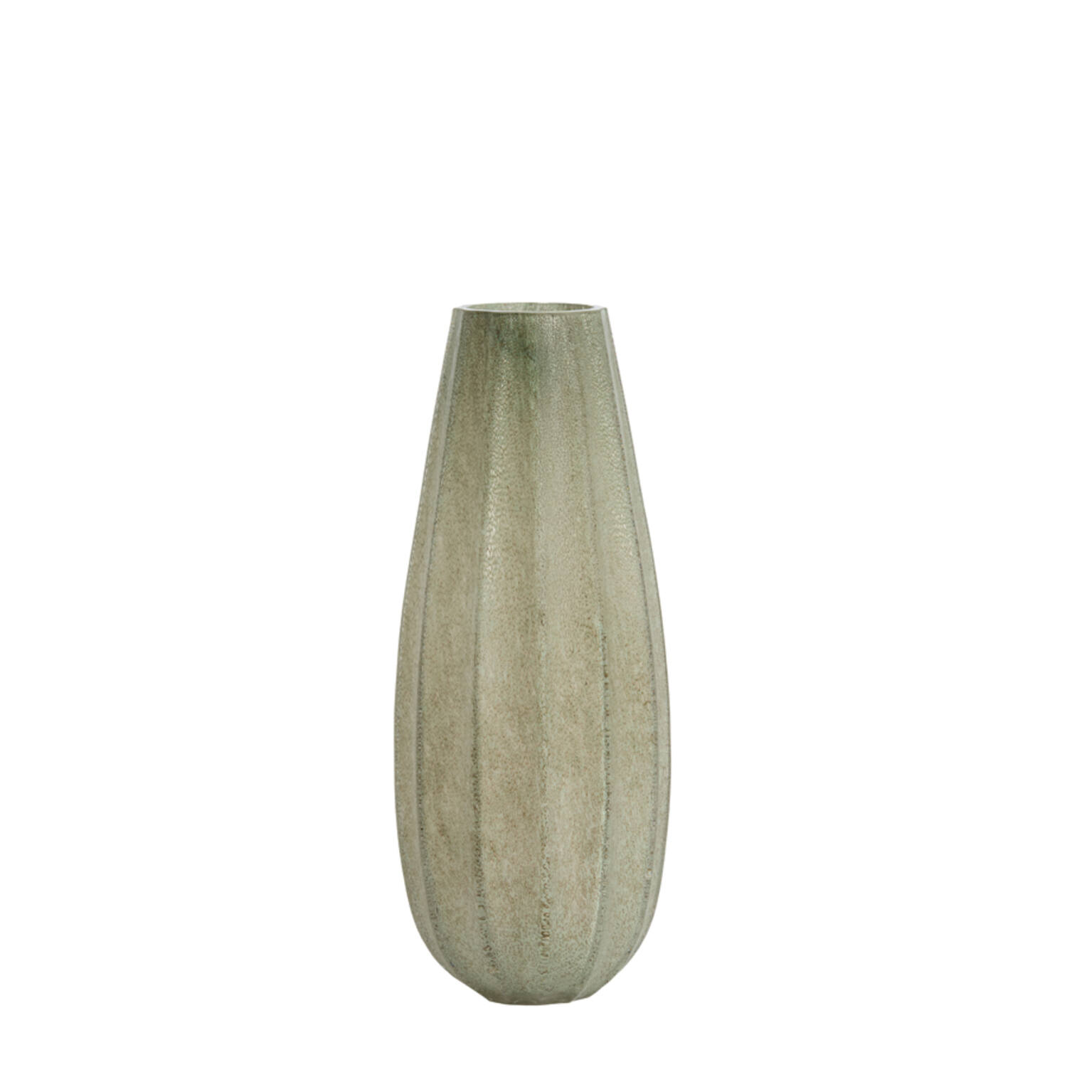 Light & Living Vaas Ø17,5x44,5 cm BRADLEY glas grijs-groen