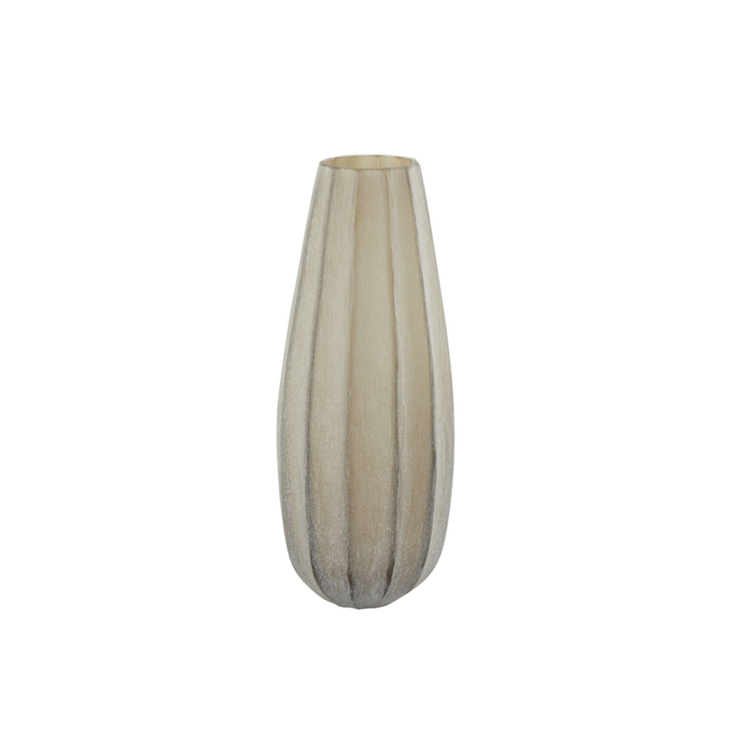 Light & Living Vaas Ø17,5x44,5 cm BRADLEY glas licht bruin