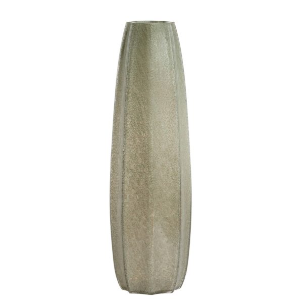 Light & Living Vaas Ø17x60 cm BRADLEY glas grijs-groen