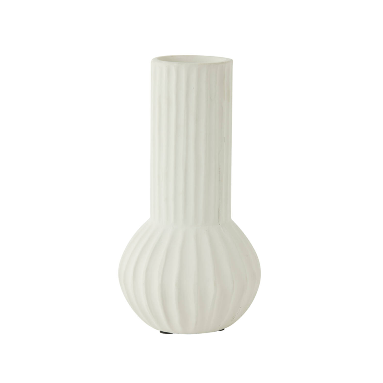 Light & Living Vaas deco Ø14x26 cm FEYO keramiek crème