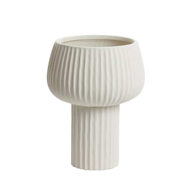 Light & Living Vaas deco Ø22,5x31,5 cm FEYA keramiek crème